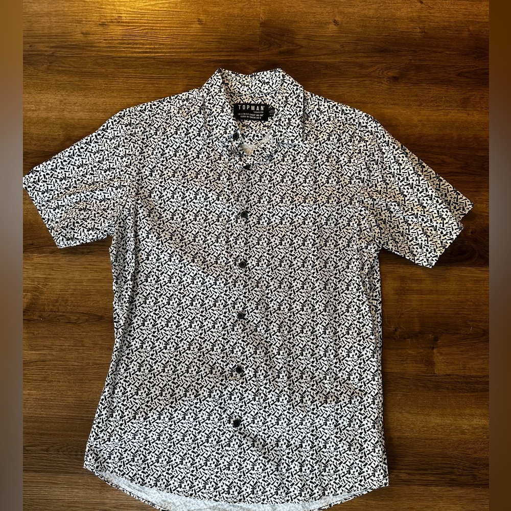 Topman Short Sleeve Button Up